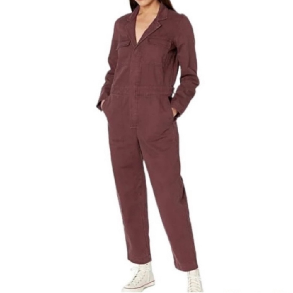 Madewell Maroon Boiler Suit